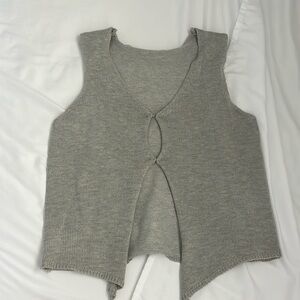 Grey Vest Top